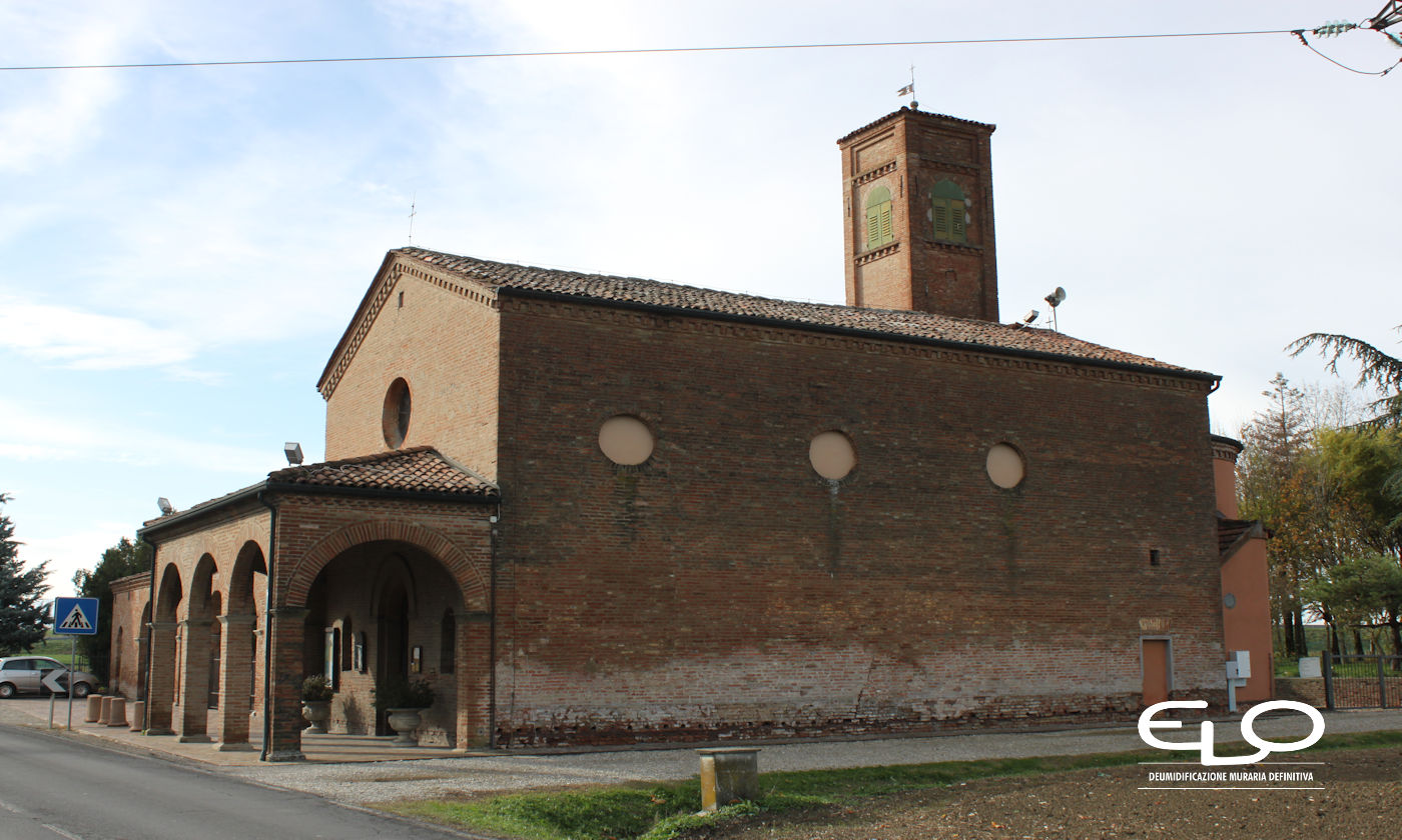 Efficacia impianto elettrosmotico - Il restauro del santuario di Poggio Piccolo